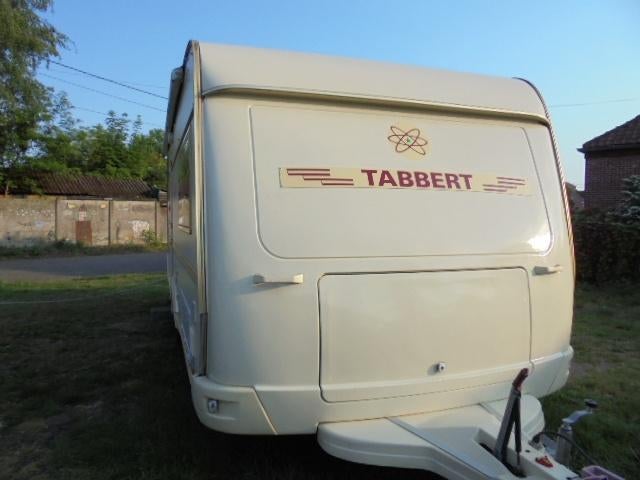tabbert 560 met dwars bed,rondzit,vast wc,airco,voortent, Jusqu'à 4, Entreprise, Tabbert, 5 à 6 mètres