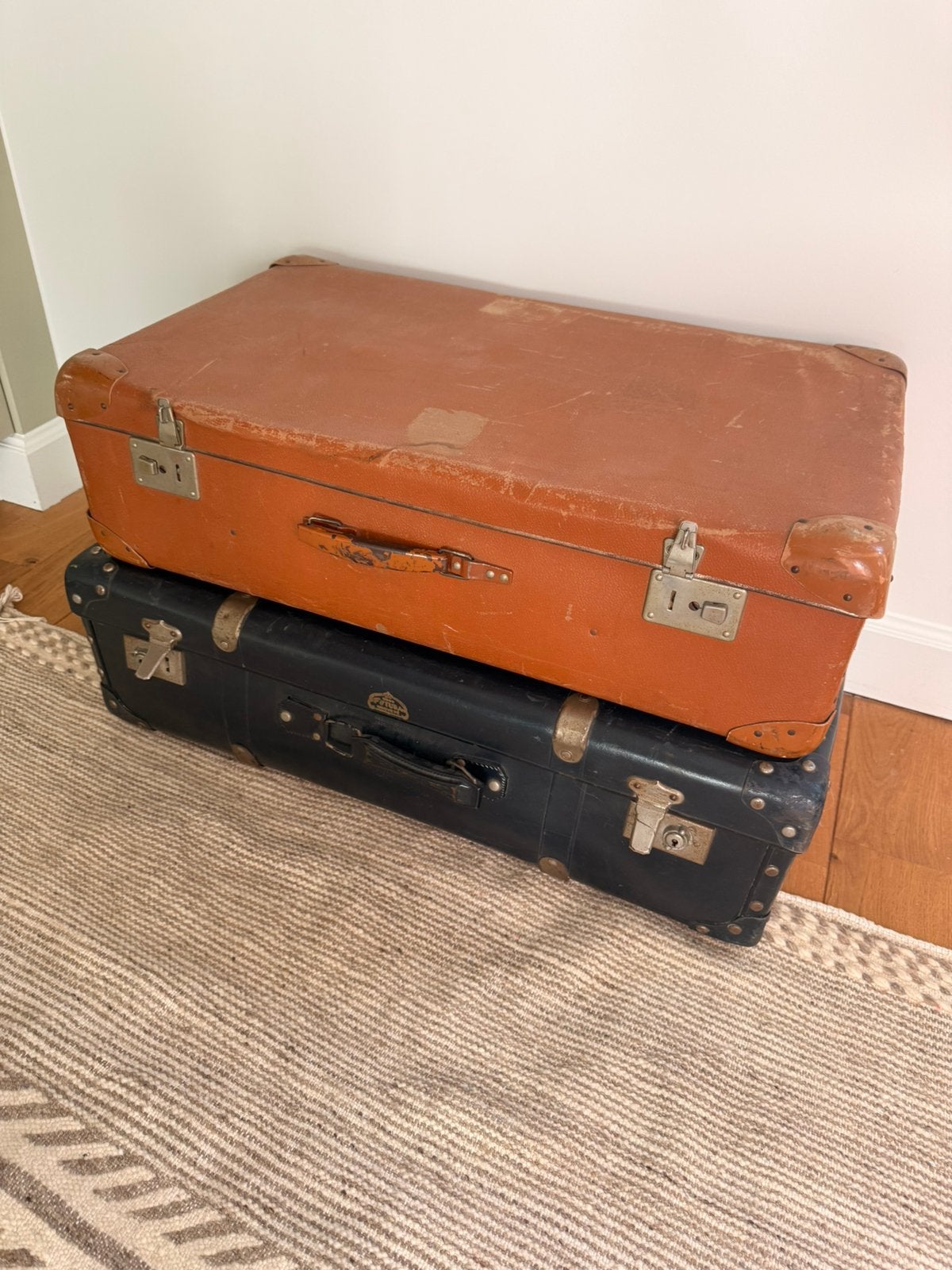 Vintage koffers, Handtassen en Accessoires, Koffers, Ophalen, Zo goed als nieuw