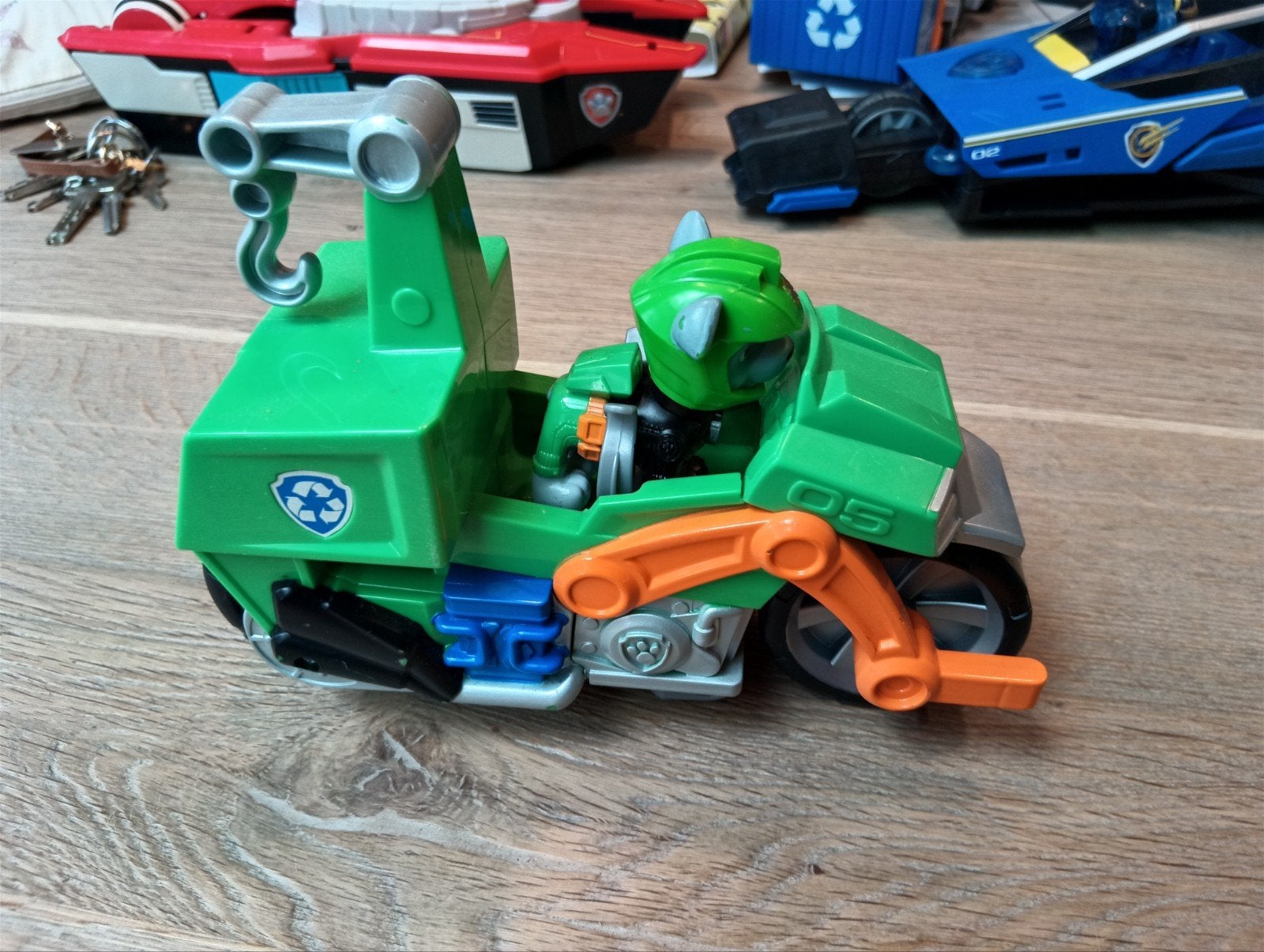 paw patrol moto, Ophalen