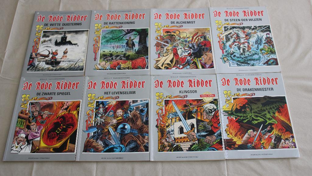 De Rode Ridder : 8 strips (eerste druk), Plusieurs BD, Willy Vandersteen, Enlèvement, Utilisé