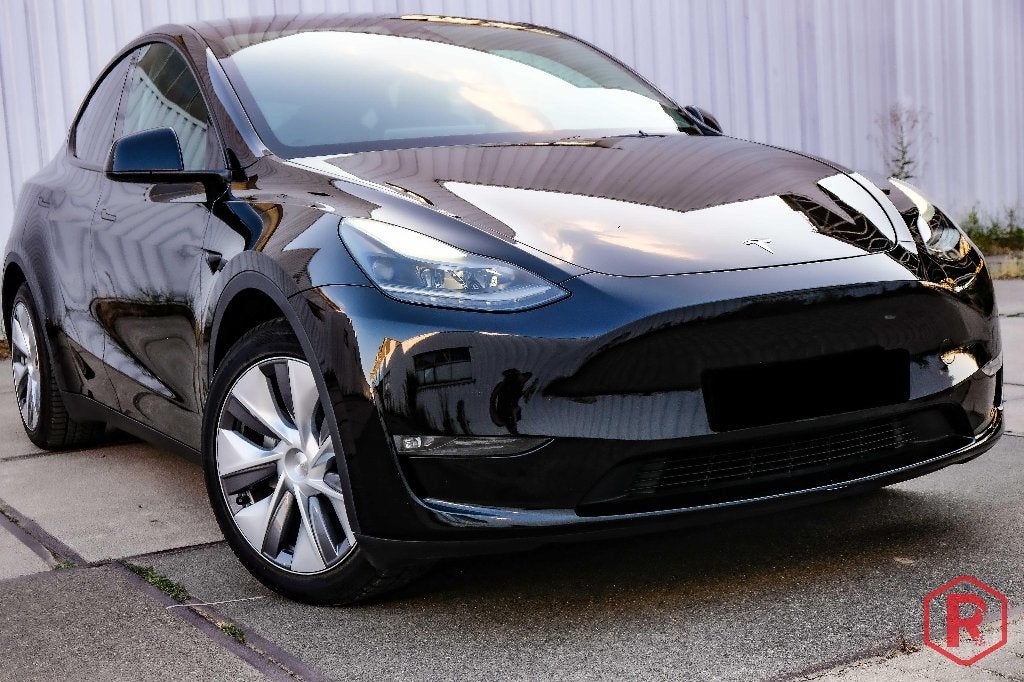 Tesla Model Y Long Range Dual Motor AWD Trekhaak Garantie, Auto's, Tesla, Zwart, Leder, 5 zetels, SUV of Terreinwagen