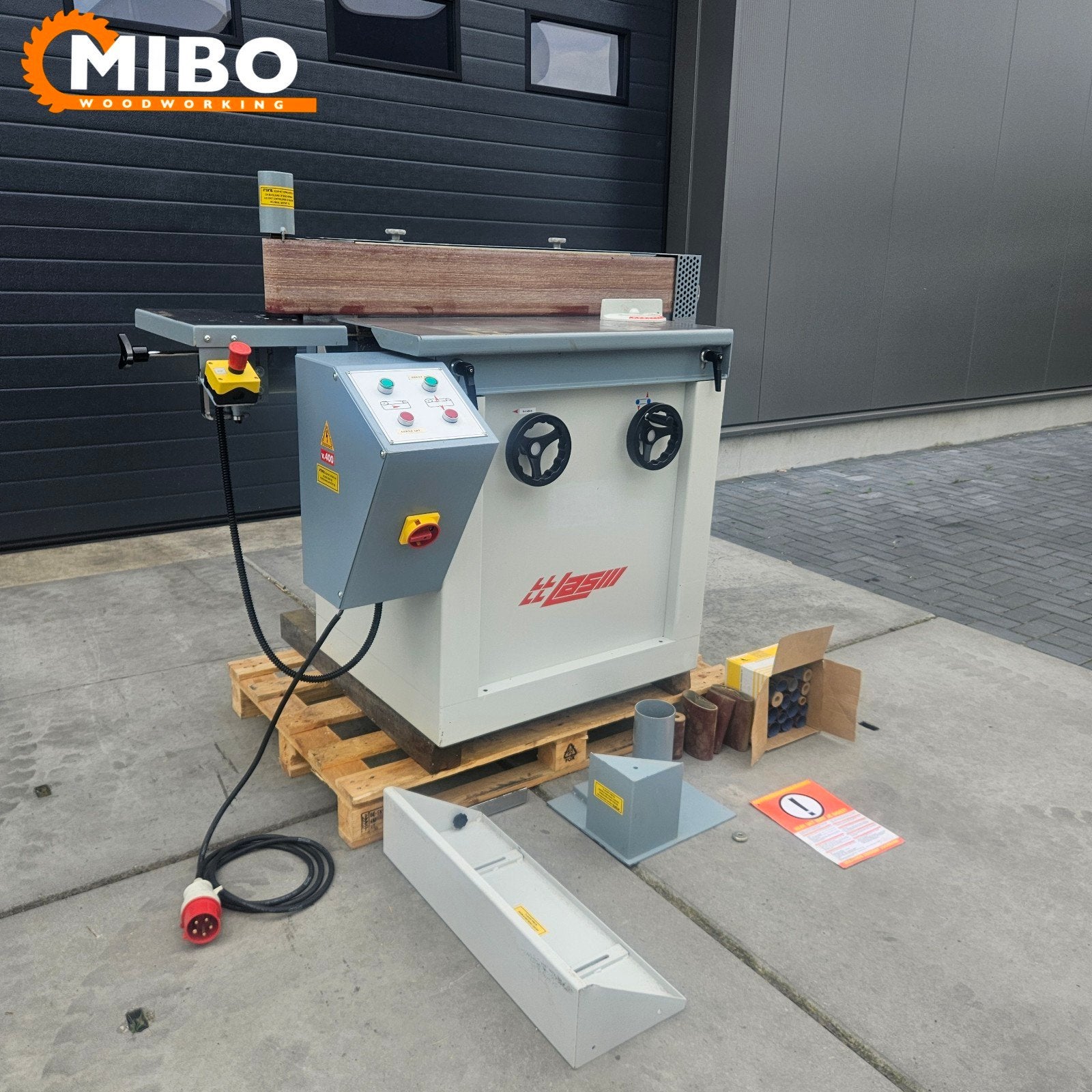 VOLPATO LASM Kantenschuurmachine Kantelbaar, Ophalen of Verzenden, Zo goed als nieuw, 1200 watt of meer, Overige typen