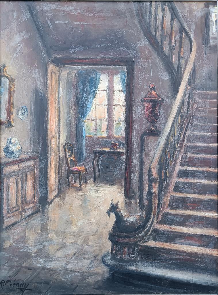 Robert Frenay (1903-1986): Interieur (43 x 53 cm), Enlèvement ou Envoi