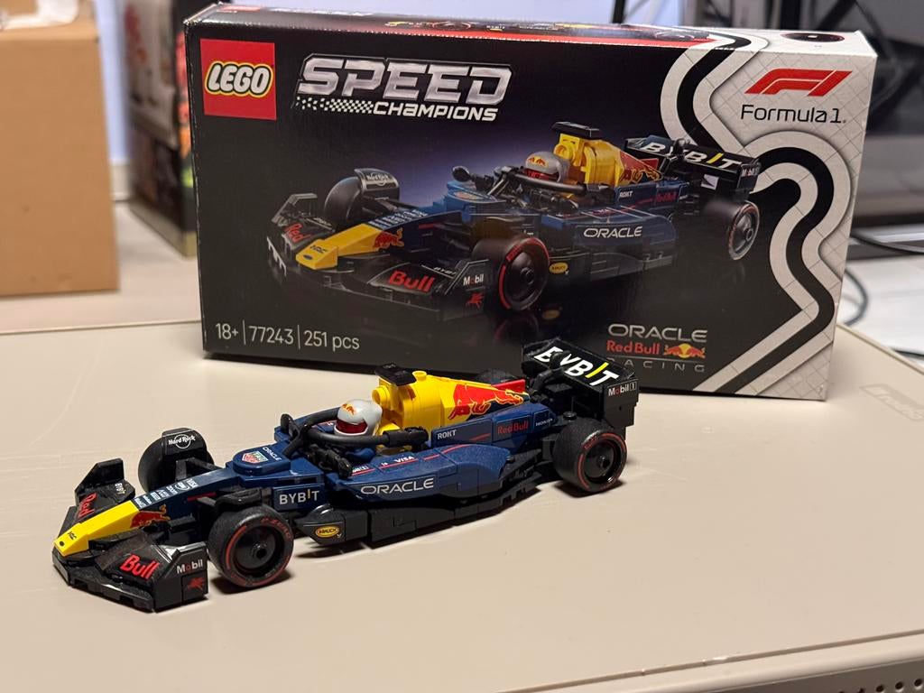 Lego 77243 Speed Champions Oracle Red Bull Racing, Lego, Zo goed als nieuw, Compleet, Complete set