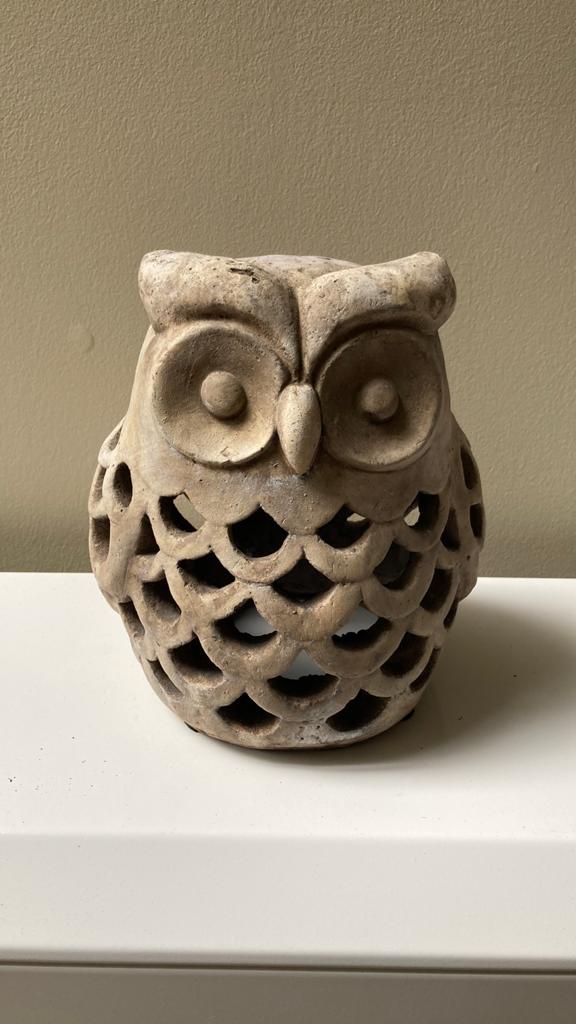 Beeld uil, Ophalen, Gebruikt, Overige kleuren, Aardewerk of Porselein