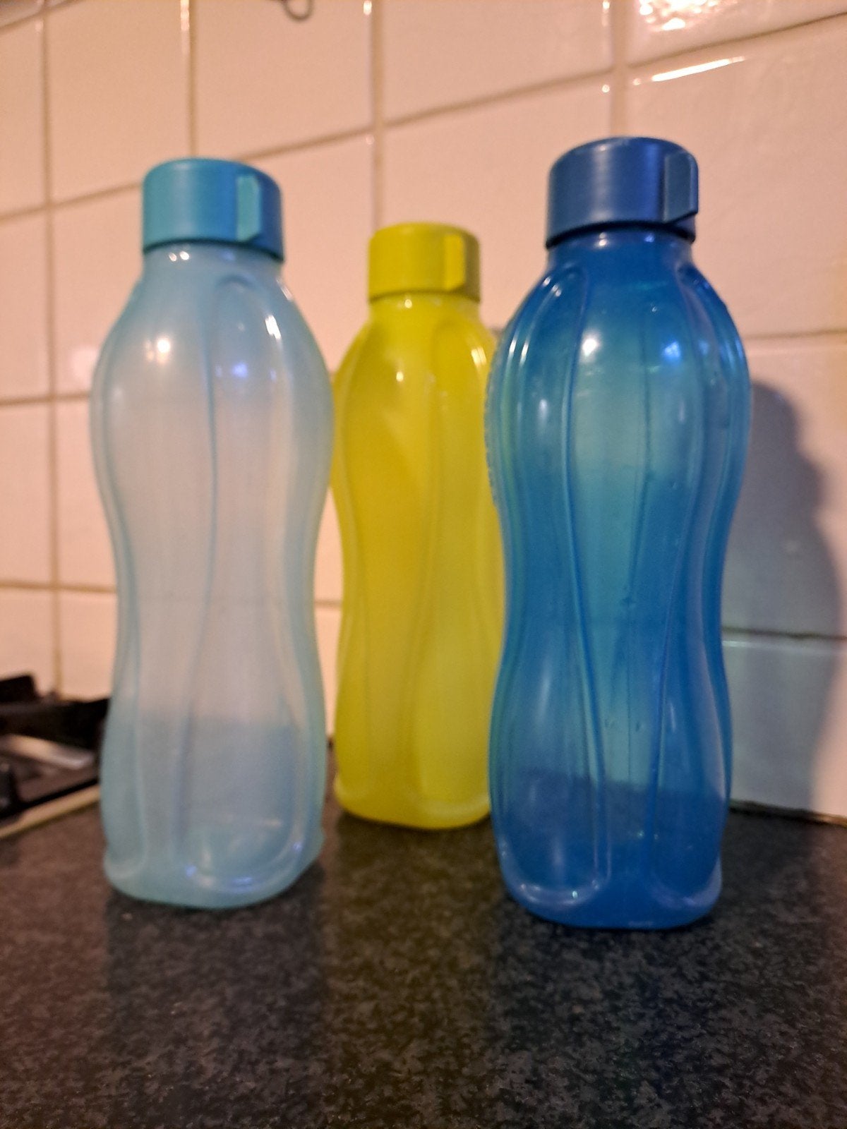 Tupperware - 3 drinkflessen - 750ml - prijs per 3 flessen, Enlèvement