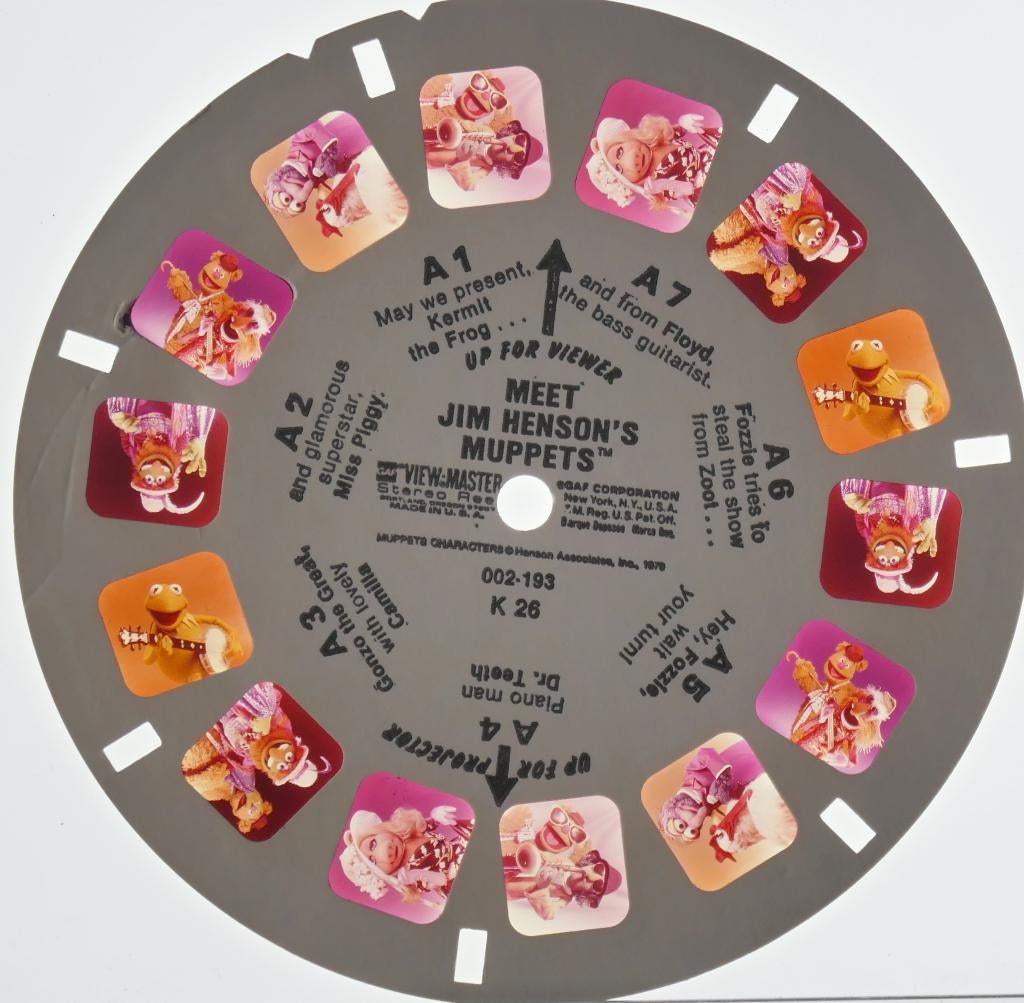 View-master Jim Henson Muppet Show 7 verschillende schijven, Ophalen of Verzenden
