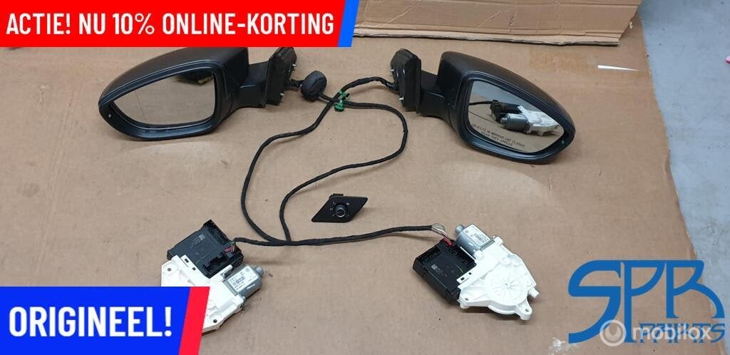 JETTA 5C VI Buitenspiegel SET ELEKTRISCH INKLAPBAAR LD7X NEW, Volkswagen, Nieuw, Ophalen of Verzenden, Volkswagen