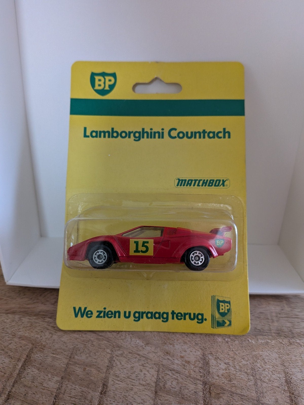 Matchbox BP Lamborghini Countach, Ophalen of Verzenden, Matchbox