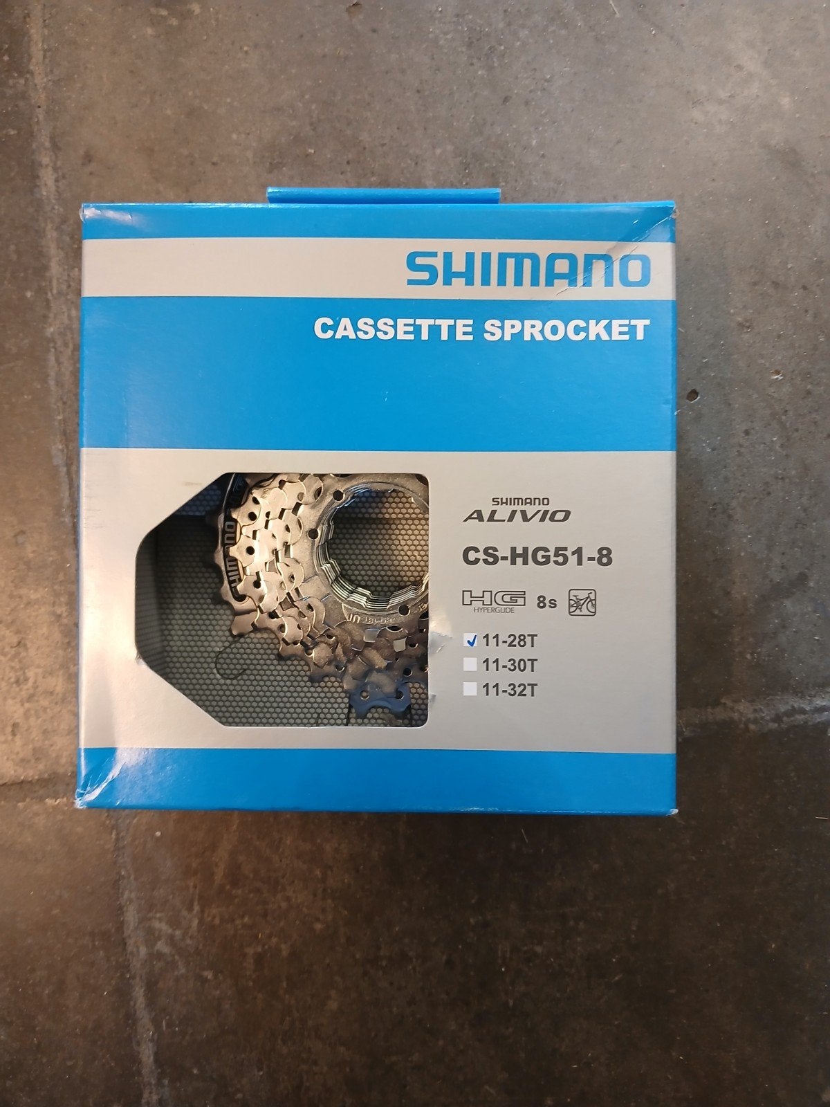 Shimano cassette 11-28T, Enlèvement