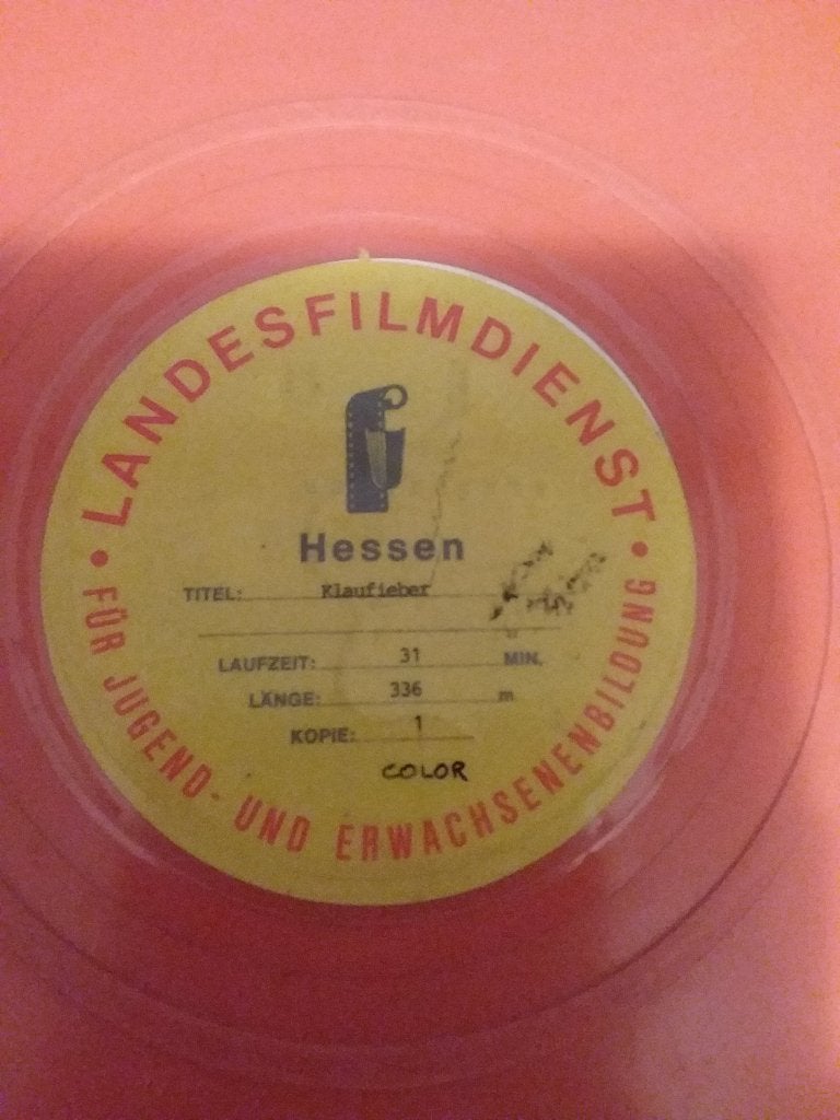 16mm speelfilm -- Klaufieber (1978), Enlèvement ou Envoi, Film 16 mm