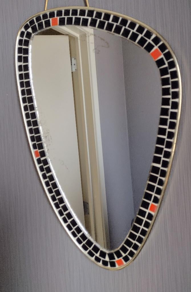 Carreaux de mosaïque à miroir rétro des années 1960, Enlèvement, Maison et Meubles