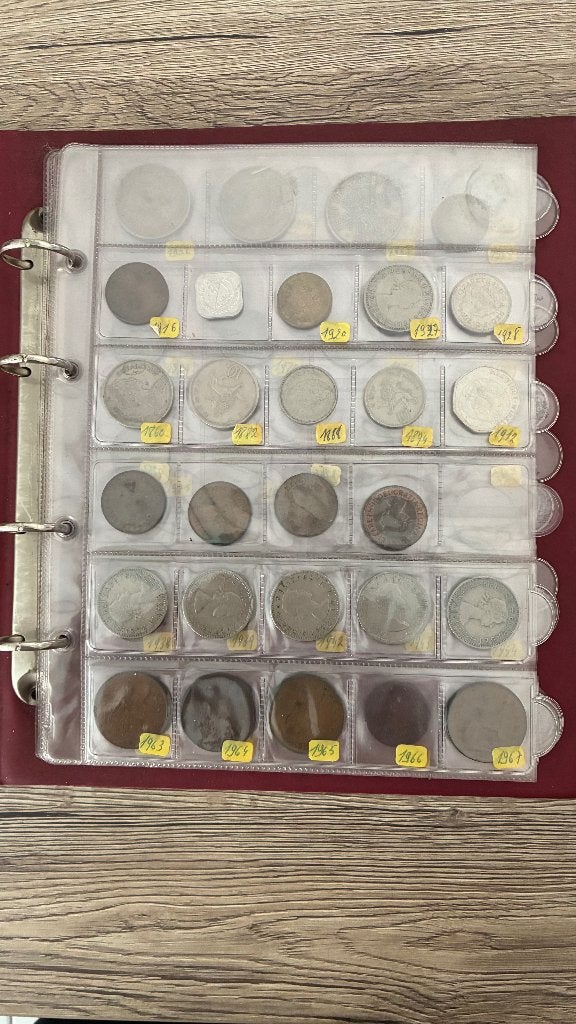 ENSEMBLE DE PIÈCES BRITANNIQUES DES ANNÉES 1900 À 1960, Enlèvement ou Envoi, Autres pays, Série, Argent