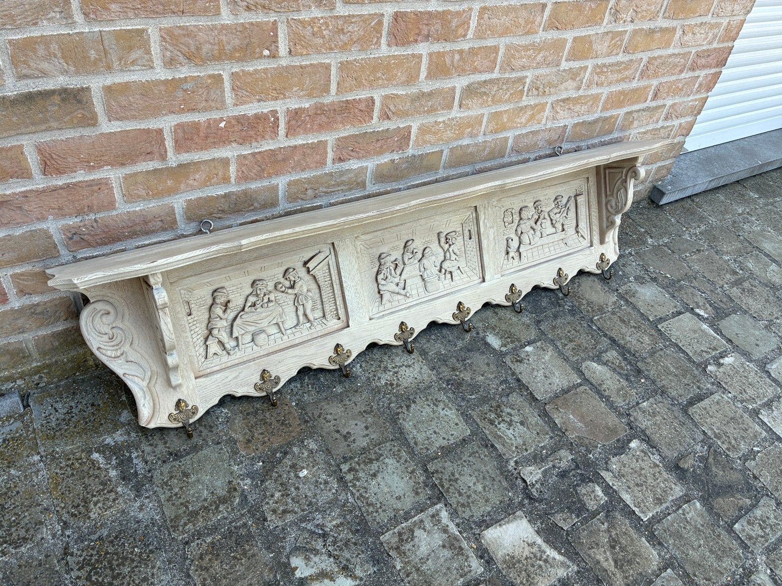 Eikenhouten kapstok, Maison & Meubles, Enlèvement, Comme neuf