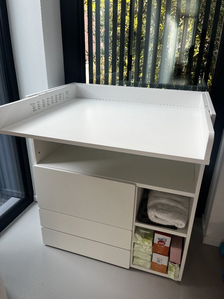 Verzorgingstafel IKEA "Smastad", 90 à 105 cm, Comme neuf, Enlèvement, 75 à 100 cm