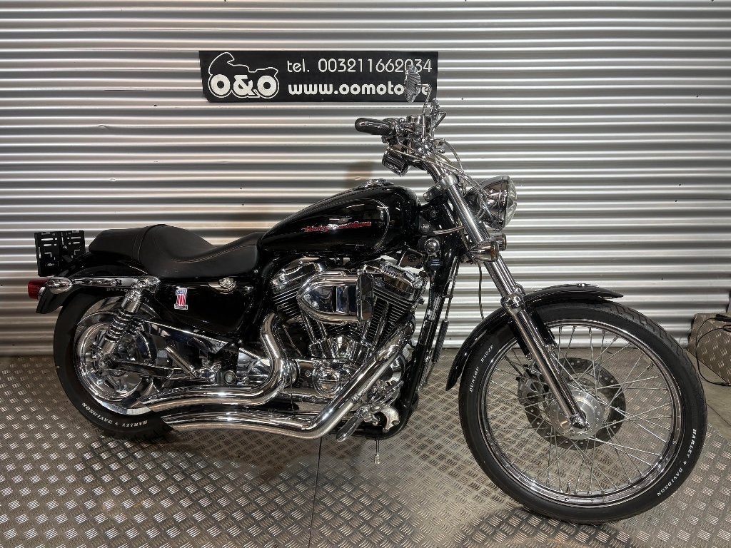 H-D XL1200 Sportster Custom + Garantie + GRATIS onderhoud!, Motoren, 2 cilinders, Occasion, Bedrijf, Meer dan 35 kW