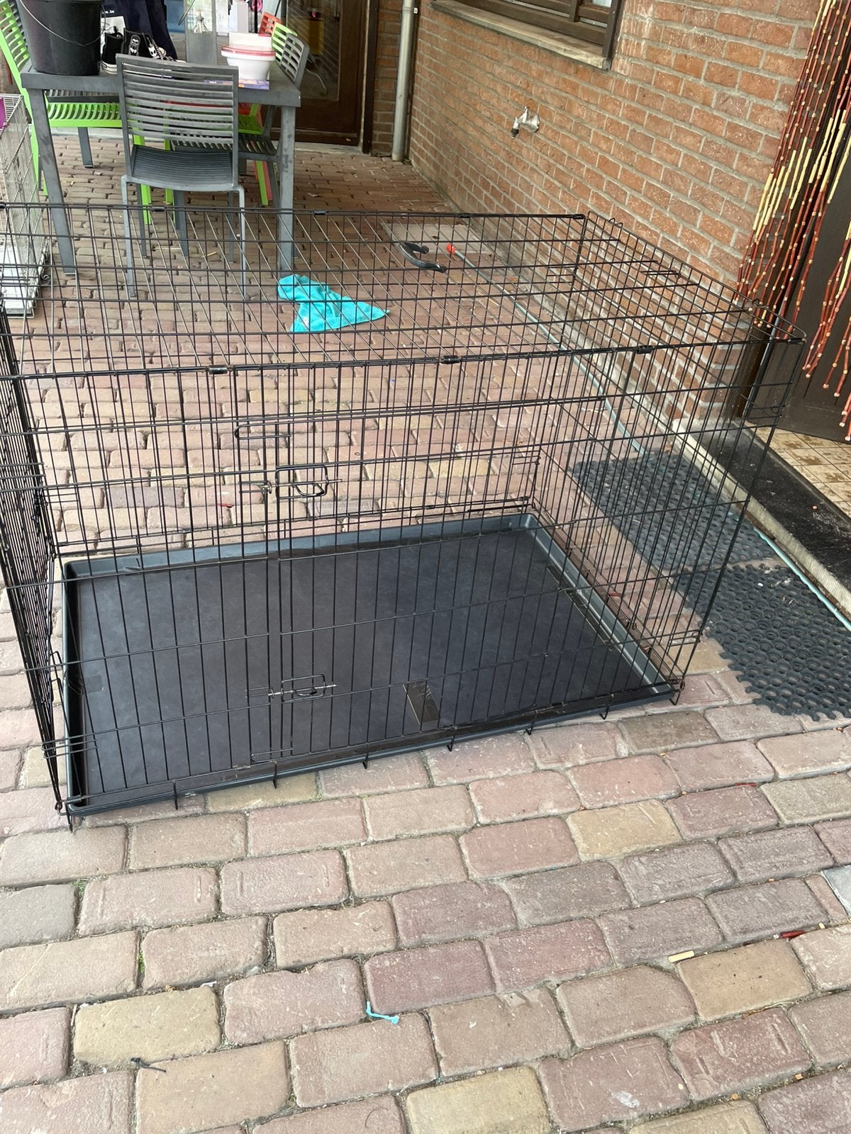 Grote honden bench, Dieren en Toebehoren, Ophalen, Zo goed als nieuw