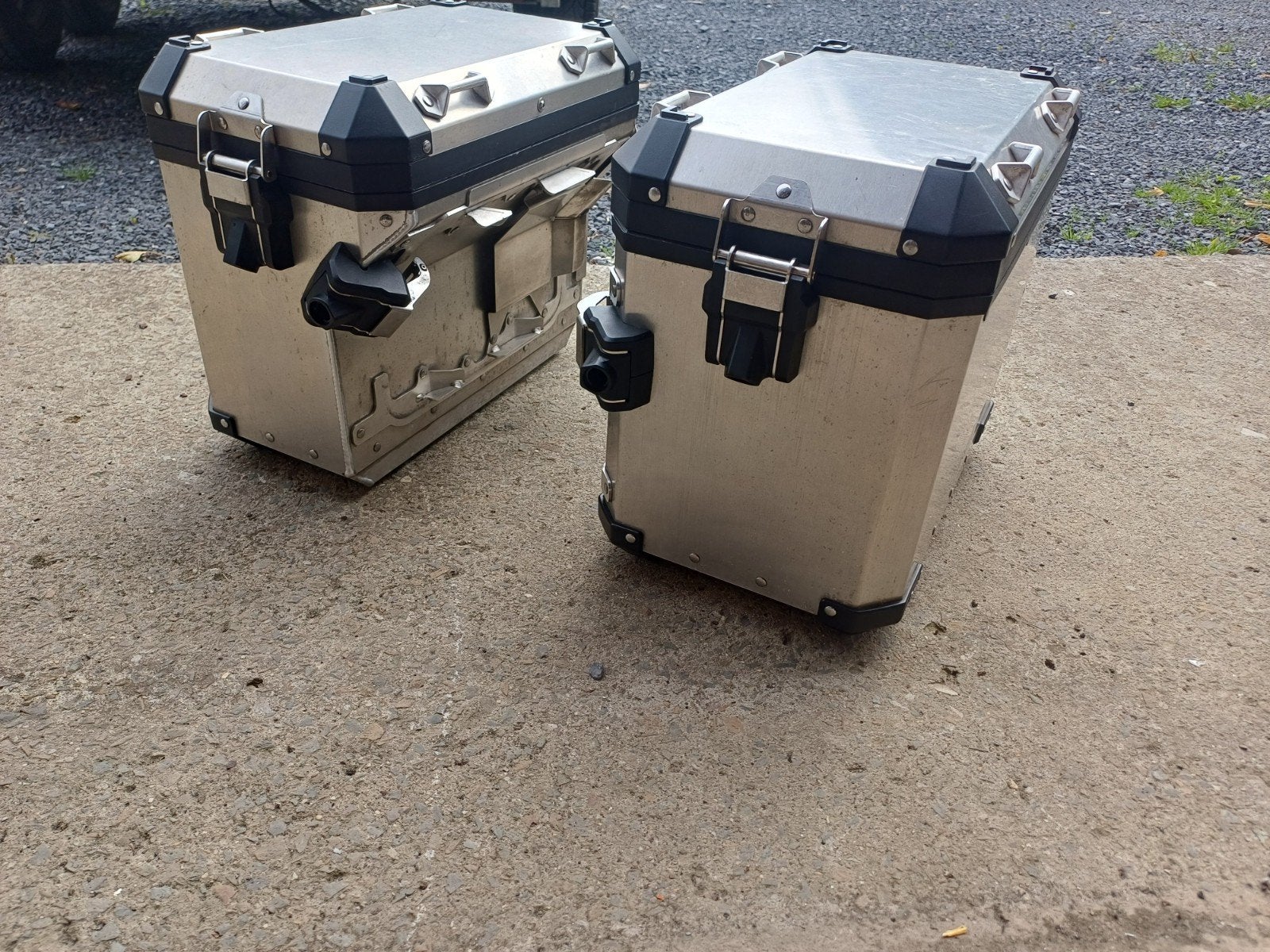 Valises aluminium bmw 1200/1250 Gs, Motos, Accessoires | Valises & Sacs, Enlèvement