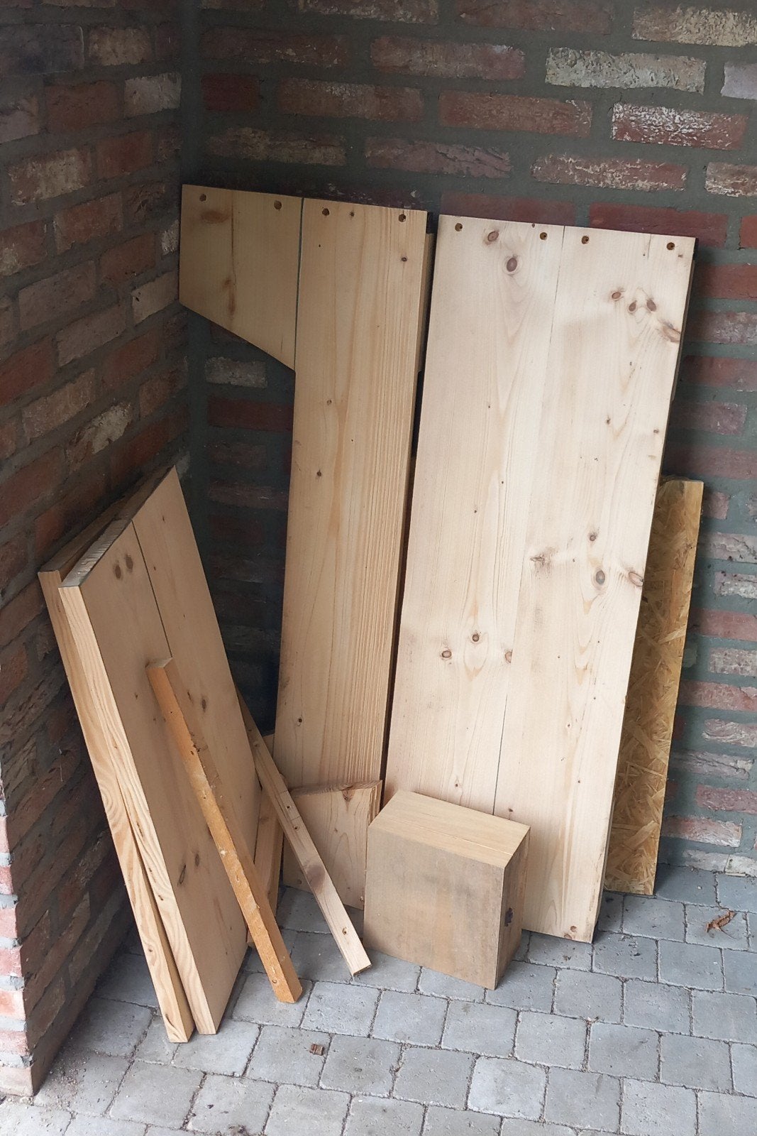 Mooi massieve brandhout, Ophalen