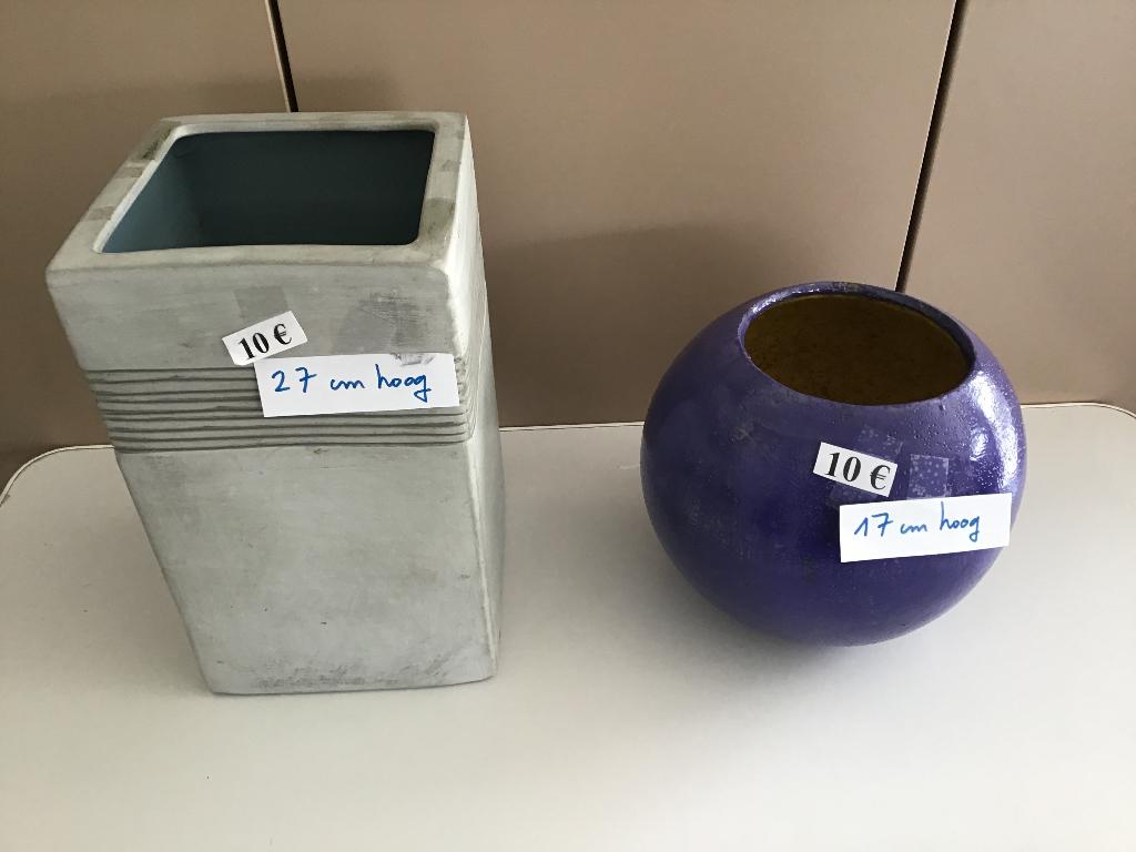 divers pots de fleurs à des prix avantageux, Enlèvement ou Envoi, Comme neuf