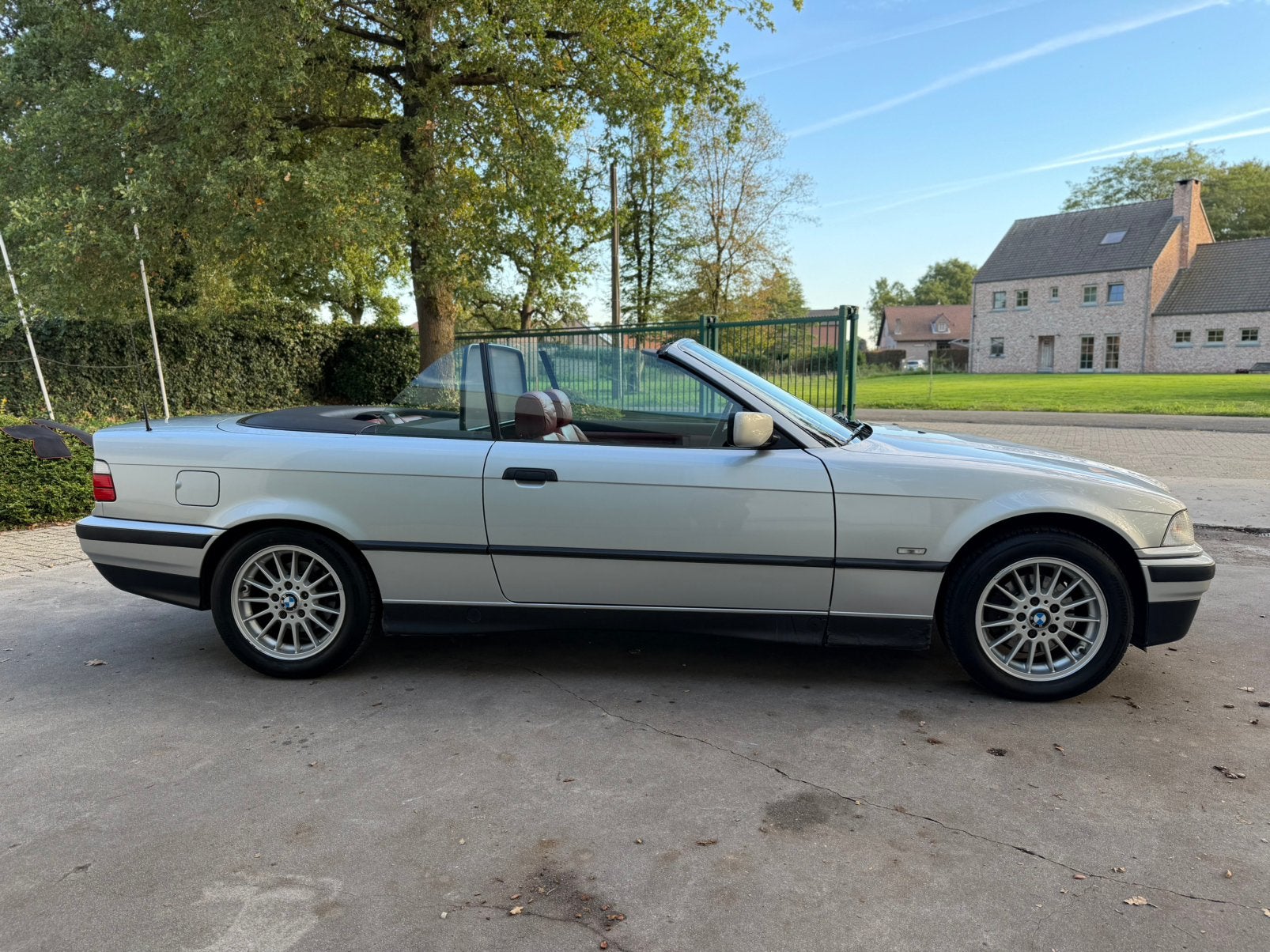 BMW 320i E36 Cabrio/Facelift/Airco/Rood Leder/GEKEURD, foto 9