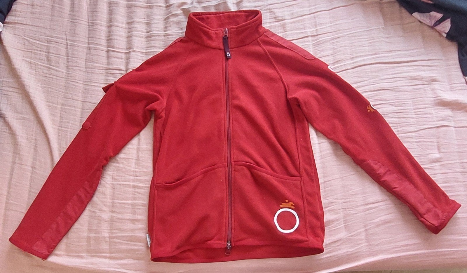 Rode fleece vest 12 jaar Decathlon, Kleding | Dames, Decathlon, Ophalen, Zo goed als nieuw, Rood