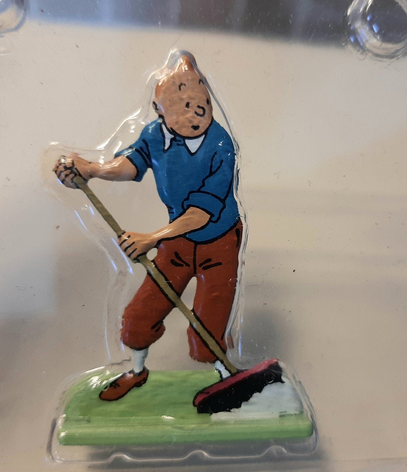 8 figurines Tintin en métal différentes, Enlèvement ou Envoi, Tintin
