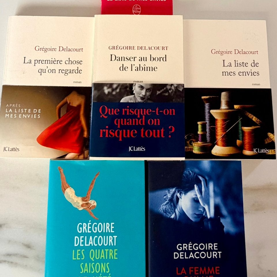 Lot de 6 romans Grégoire Delacourt éditions brochées poche, Enlèvement ou Envoi, Comme neuf
