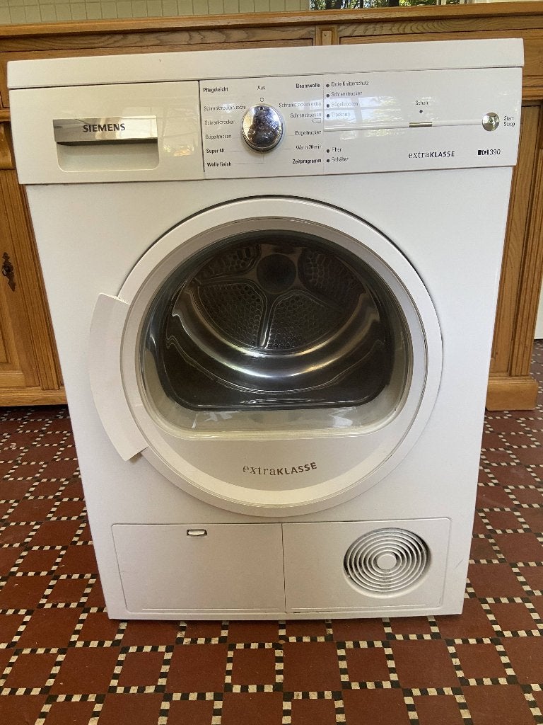 Siemens iQ300 extraKLASSE condenser droger, Elektronische apparatuur, Droogkasten, Ophalen, Zo goed als nieuw, Voorlader, Condens