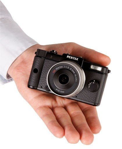 Boîtier noir et objectif standard du Pentax Q, Enlèvement ou Envoi, 12 mégapixels, Moins de 4 fois, Comme neuf