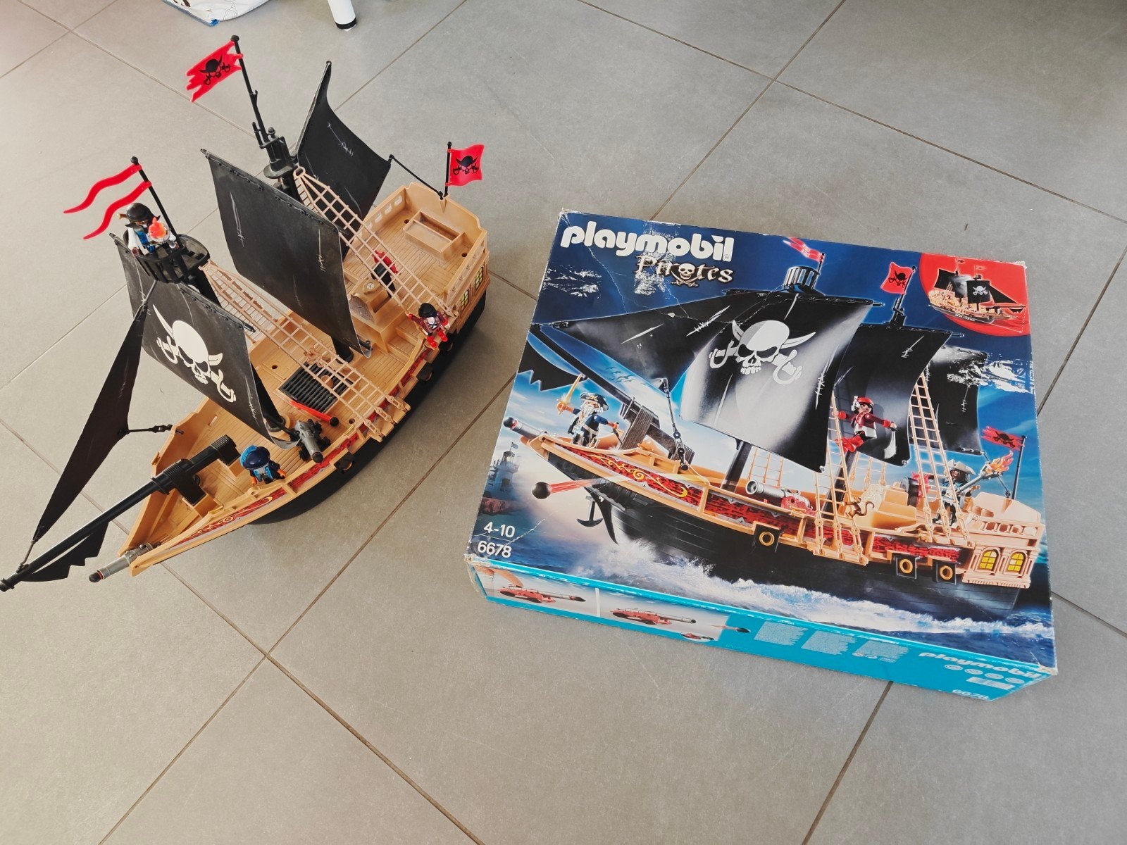 Playmobil piratenschip 6678, Enlèvement ou Envoi, Utilisé