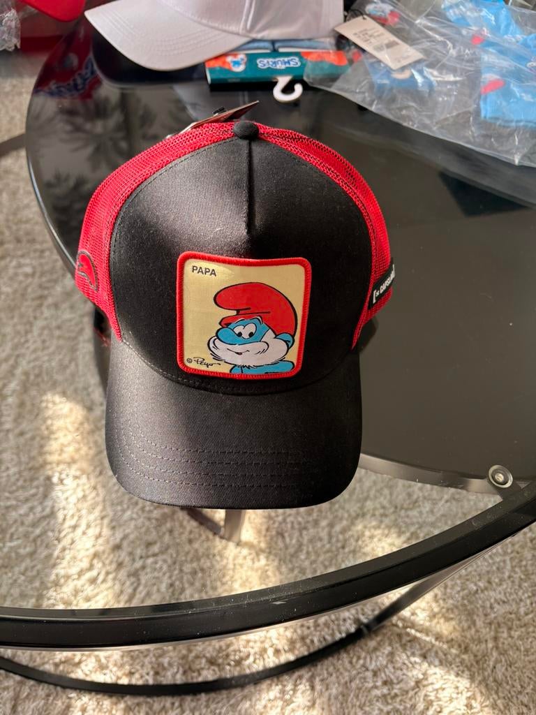 Casquette schtroumpfs, Enlèvement ou Envoi, Comme neuf, Casquette