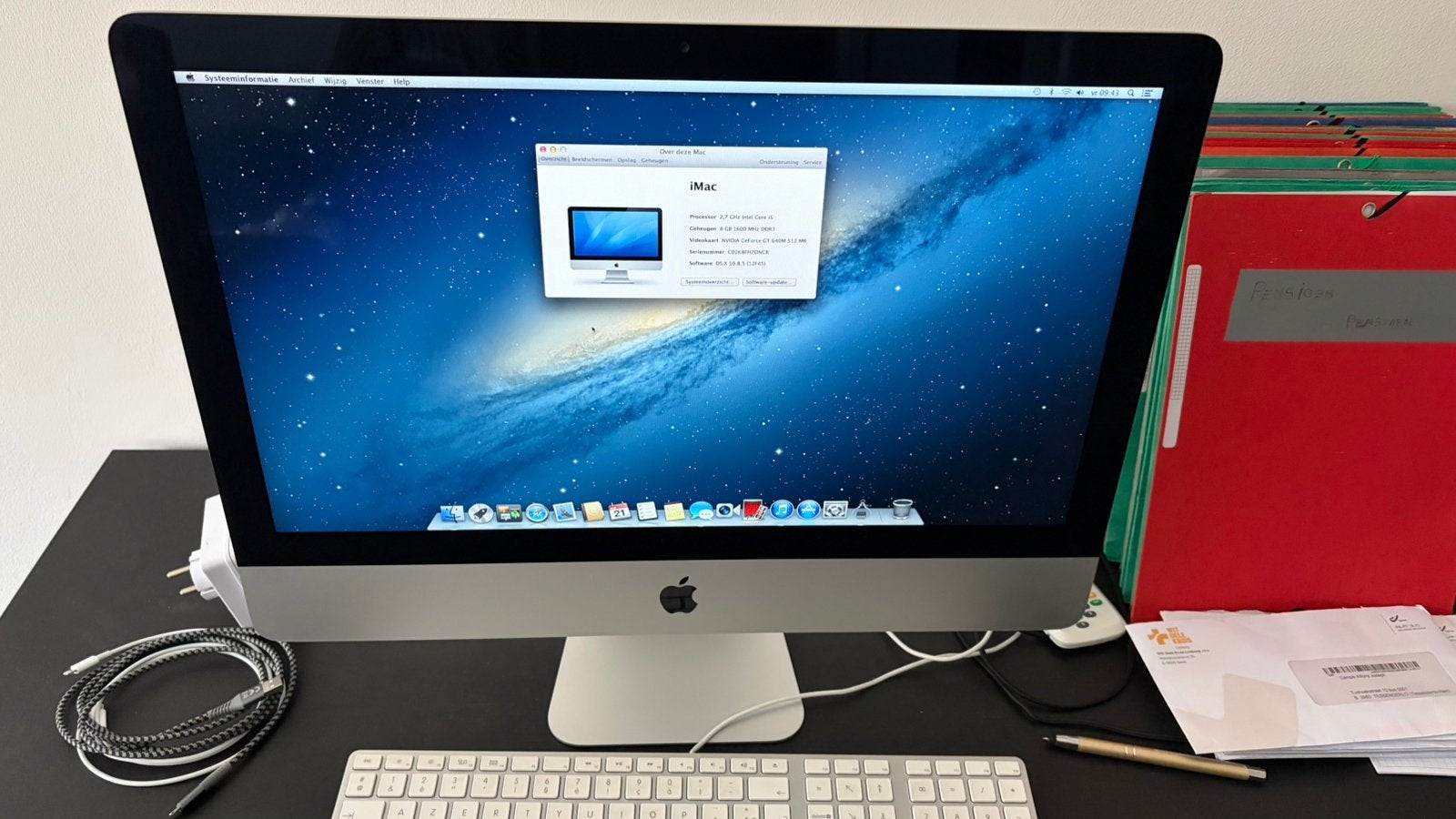 Imac apple, Computers en Software, Apple Desktops, Verzenden, Zo goed als nieuw, IMac