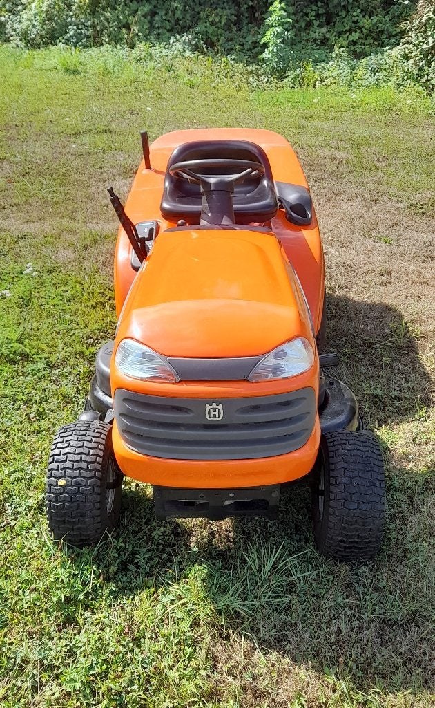 Tracteur tondeuse husqvarna cth 141, Tuin en Terras, Zitmaaiers, Ophalen, Gebruikt, Elektrische starter, 90 tot 120 cm