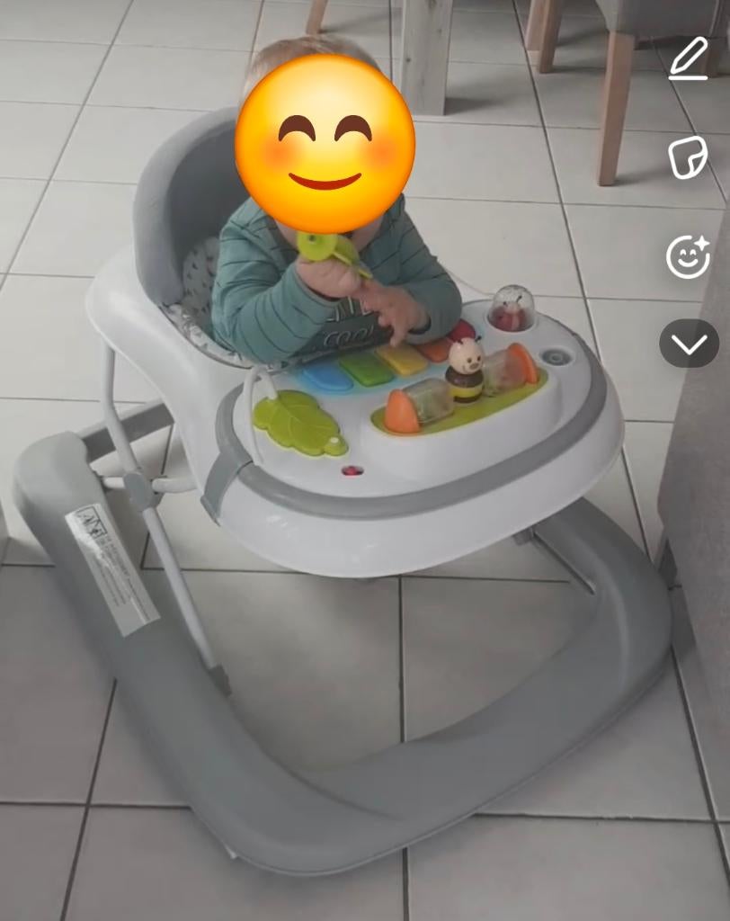 Loopstoel baby, Ophalen, Gebruikt, Overige typen, Met licht