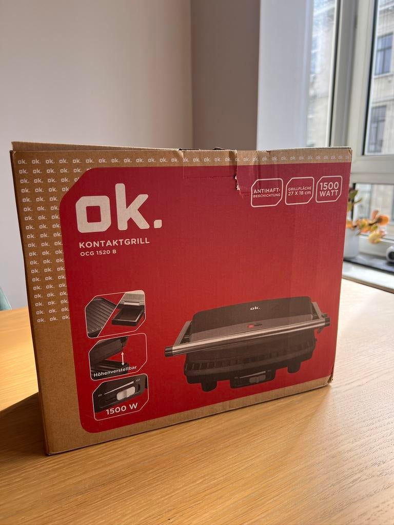 Croque monsier machine van OK., ongeopend, Elektronische apparatuur, Ophalen of Verzenden, Nieuw