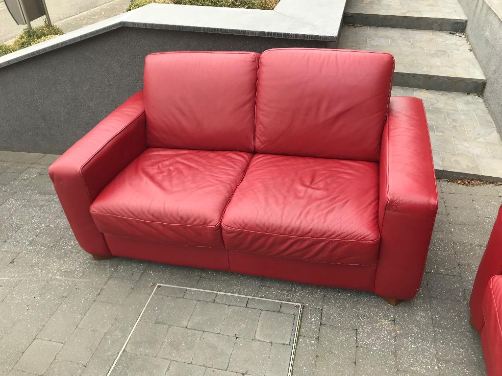 canapé  cuir Natuzzi, 75 à 100 cm, Enlèvement, Utilisé, Moderne