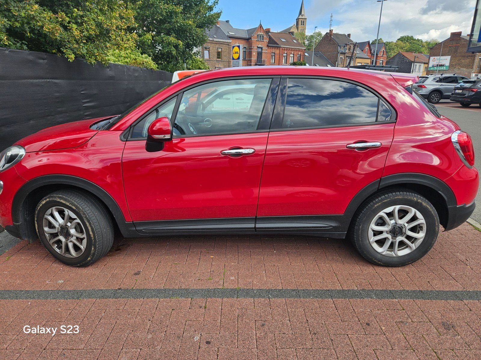fiat 500x boite automatique 96800km prix discutable, Stof, ABS, 500X, 5 zetels