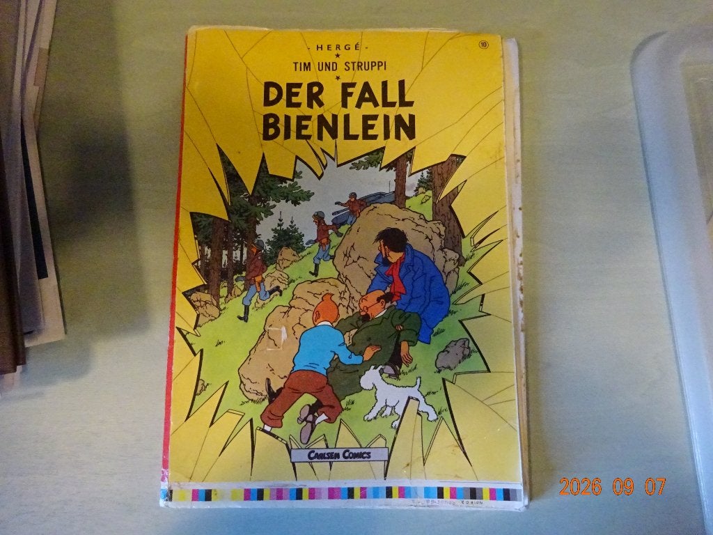 4 albums TINTIN avec défaut d'imprimerie, Livres, BD, Enlèvement ou Envoi, Utilisé, Hergé