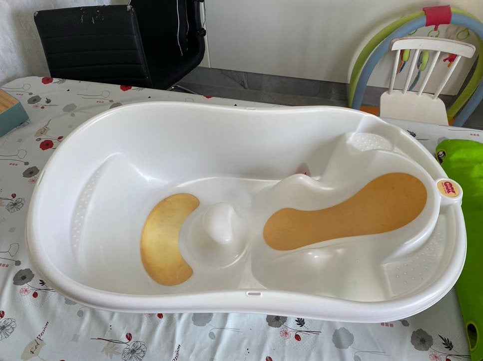 Babybad/ peuterbad OKbaby, Gebruikt, Badje, Standaard, Ophalen