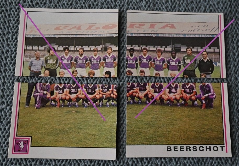 Panini/Football 80/K.Beerschot V.A.V./18 stickers, Collections, Articles de Sport & Football, Envoi, Comme neuf, Affiche, Image ou Autocollant