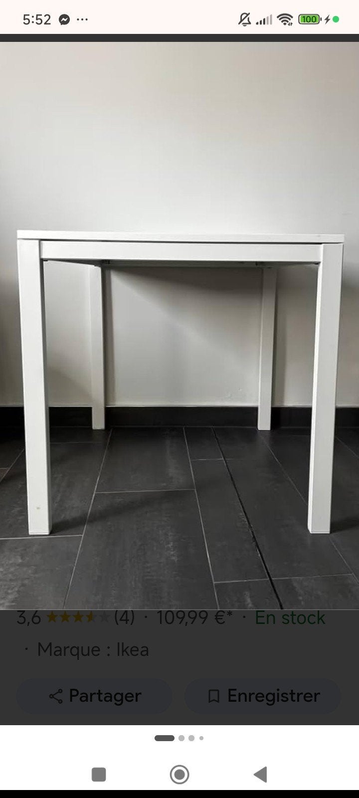 Table haute, Maison & Meubles, Enlèvement ou Envoi