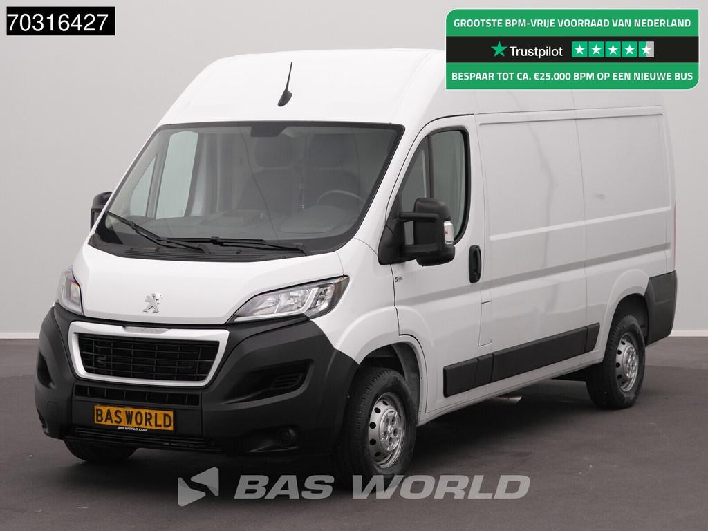 Peugeot Boxer 140PK L2H2 Airco Cruise CarPlay Parkeersensore, Autos, Achat, Entreprise, 3 places, Boîte manuelle