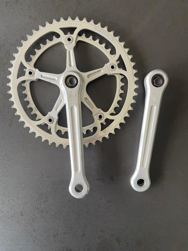 Campagnolo Super Record crankstel, Fietsen en Brommers, Fietsonderdelen, Gebruikt, Ophalen of Verzenden