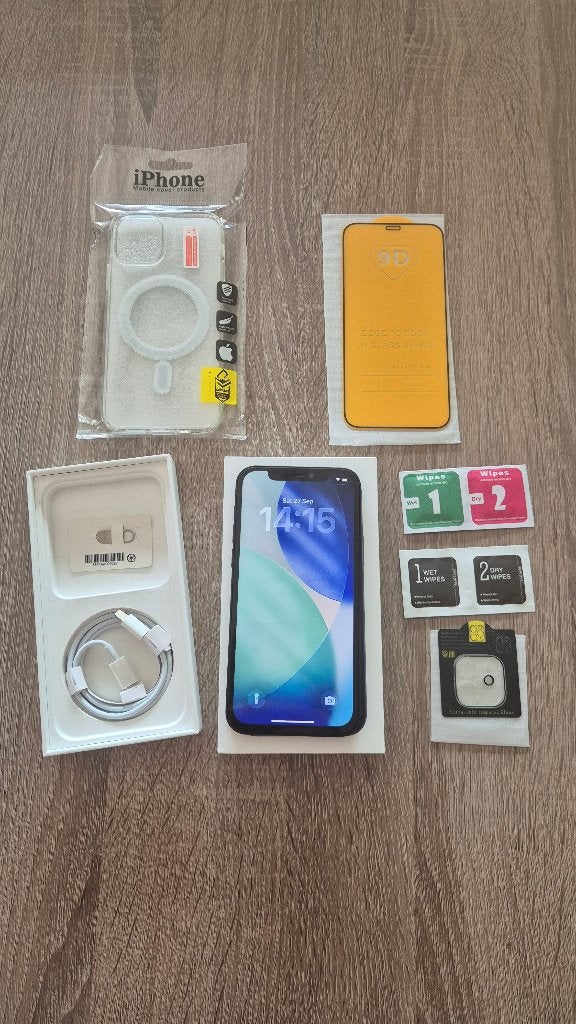 Iphone 12 64gb Zwart ***Met Nieuw Baterij***, Ophalen, Zwart, Zo goed als nieuw, 100 %