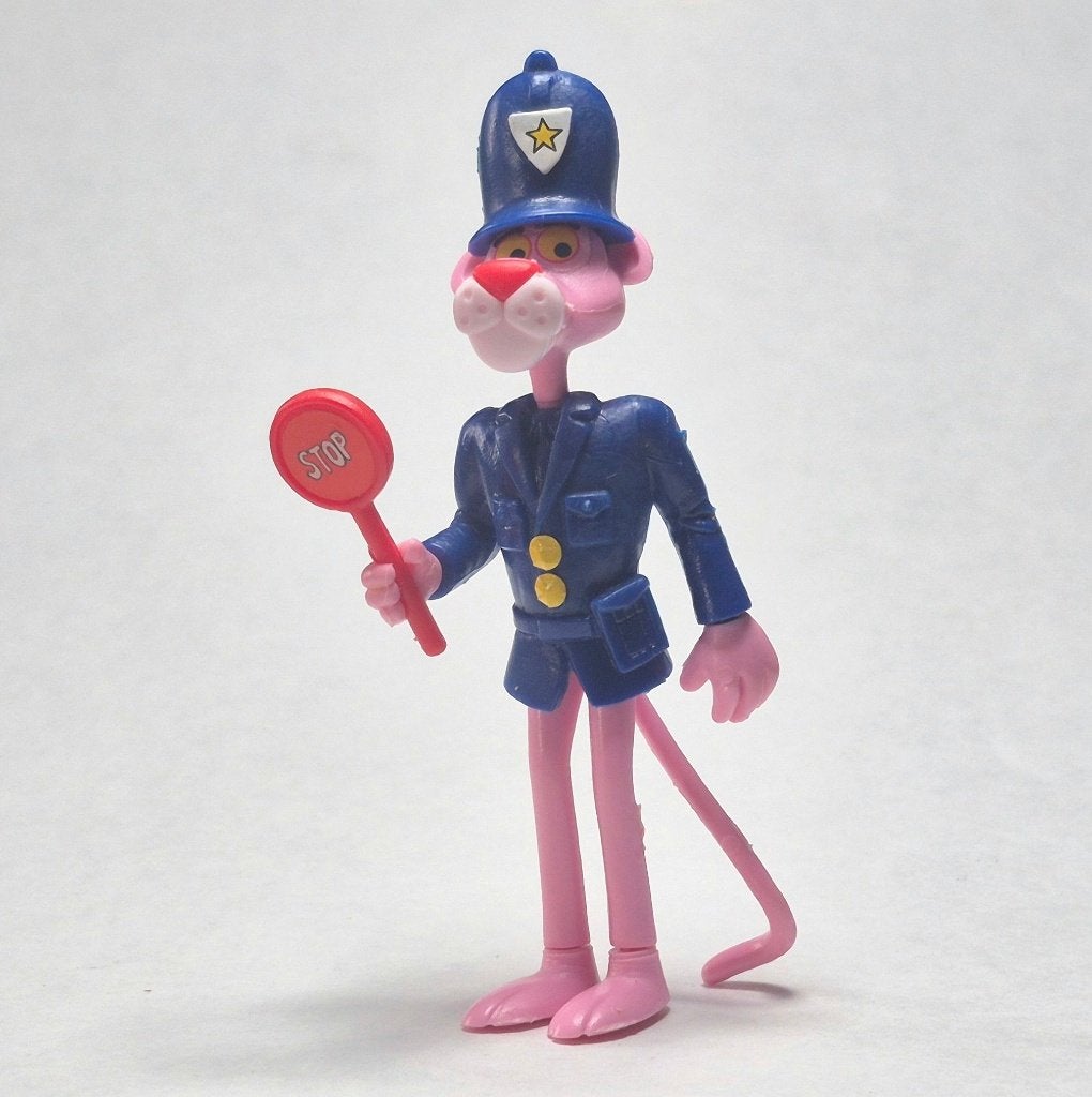 Pink Panther 1989 Englischer Polizist Policier anglais, Collections, Enlèvement ou Envoi, Utilisé, Figurines