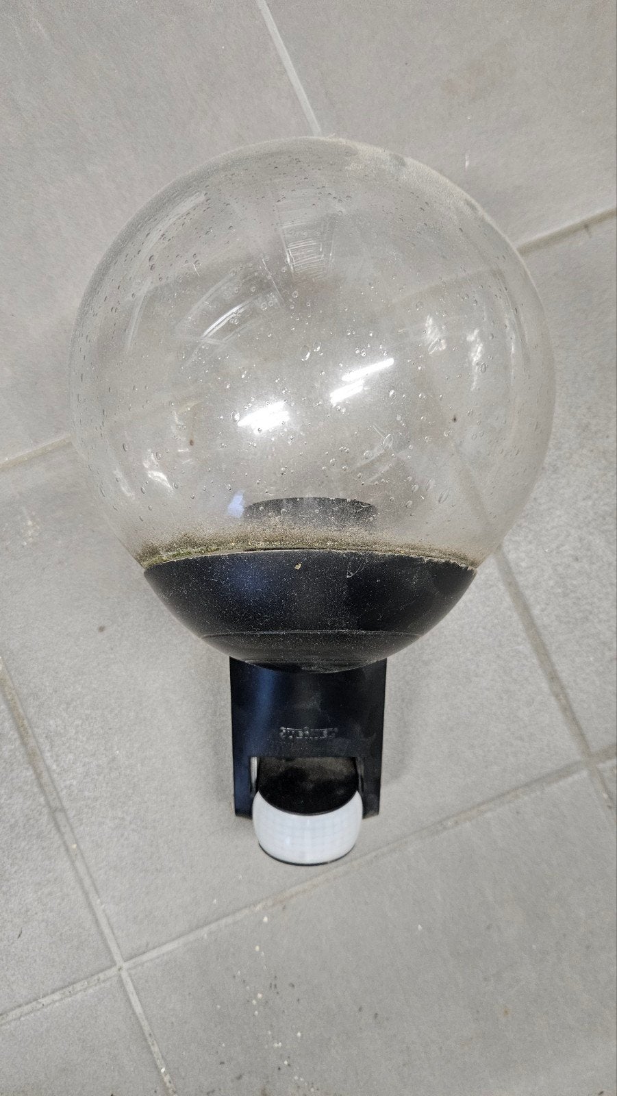 Steinel lamp met sensor, Ophalen