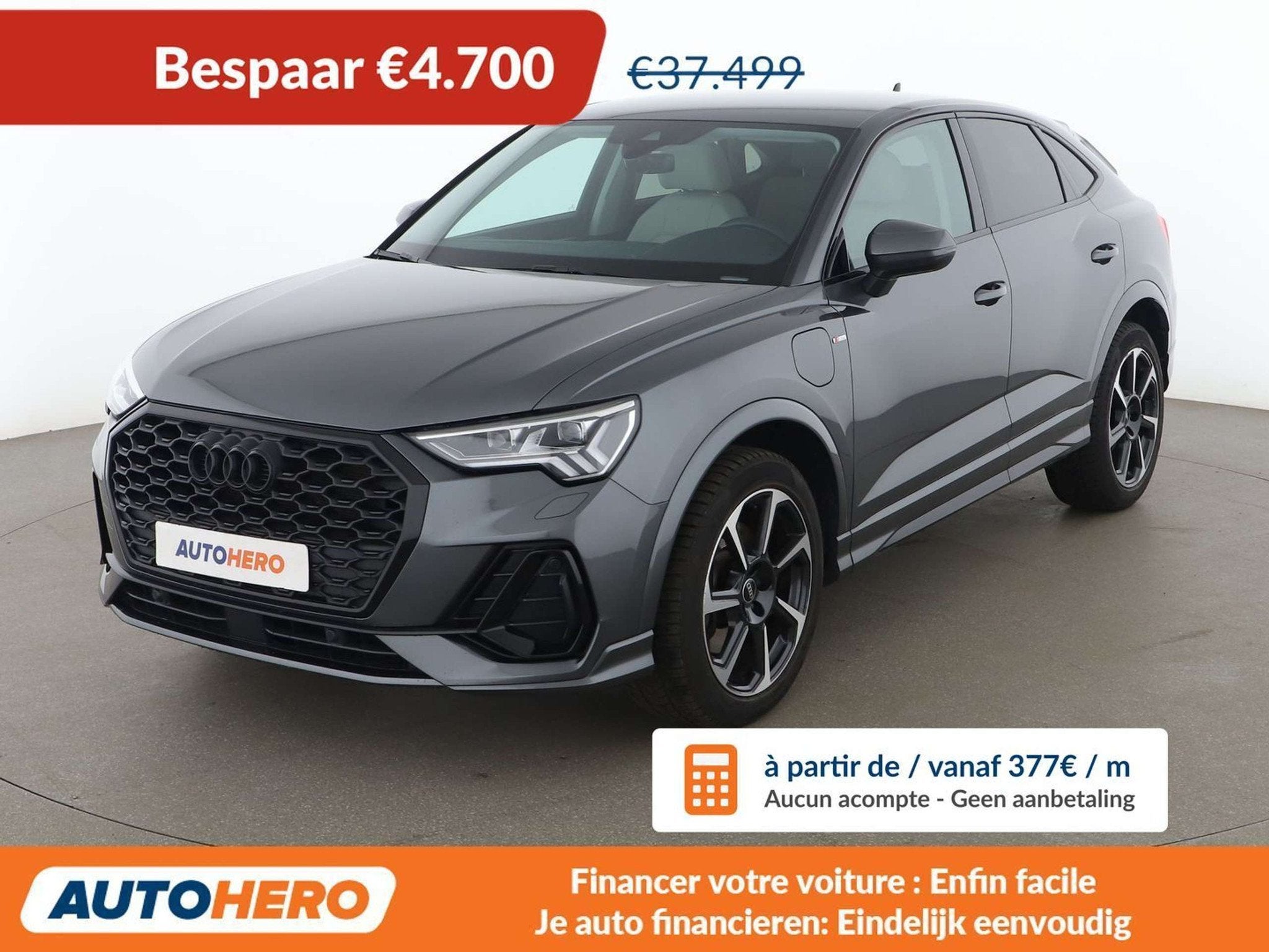Audi Q3 45 TFSIe S line (année de construction 2022), Autos, Audi, Achat, Q3, ABS, Régulateur de distance, Airbags, Air conditionné