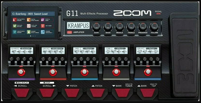 Zoom G11, Muziek en Instrumenten, Ophalen, Zo goed als nieuw, Multi-effect