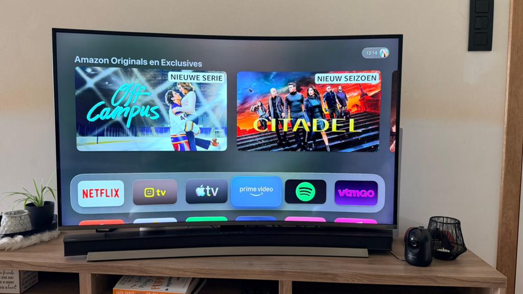 Samsung Curved TV 49 inch + Curved Soundbar met subwoofer, Audio, Tv en Foto, Ophalen, Zo goed als nieuw, Samsung, 4k (UHD)